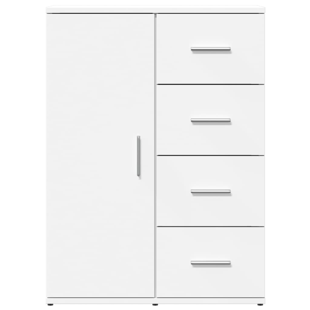 Buffets 2 pcs blanc 59x39x80 cm bois d'ingénierie - Xios Store SNC