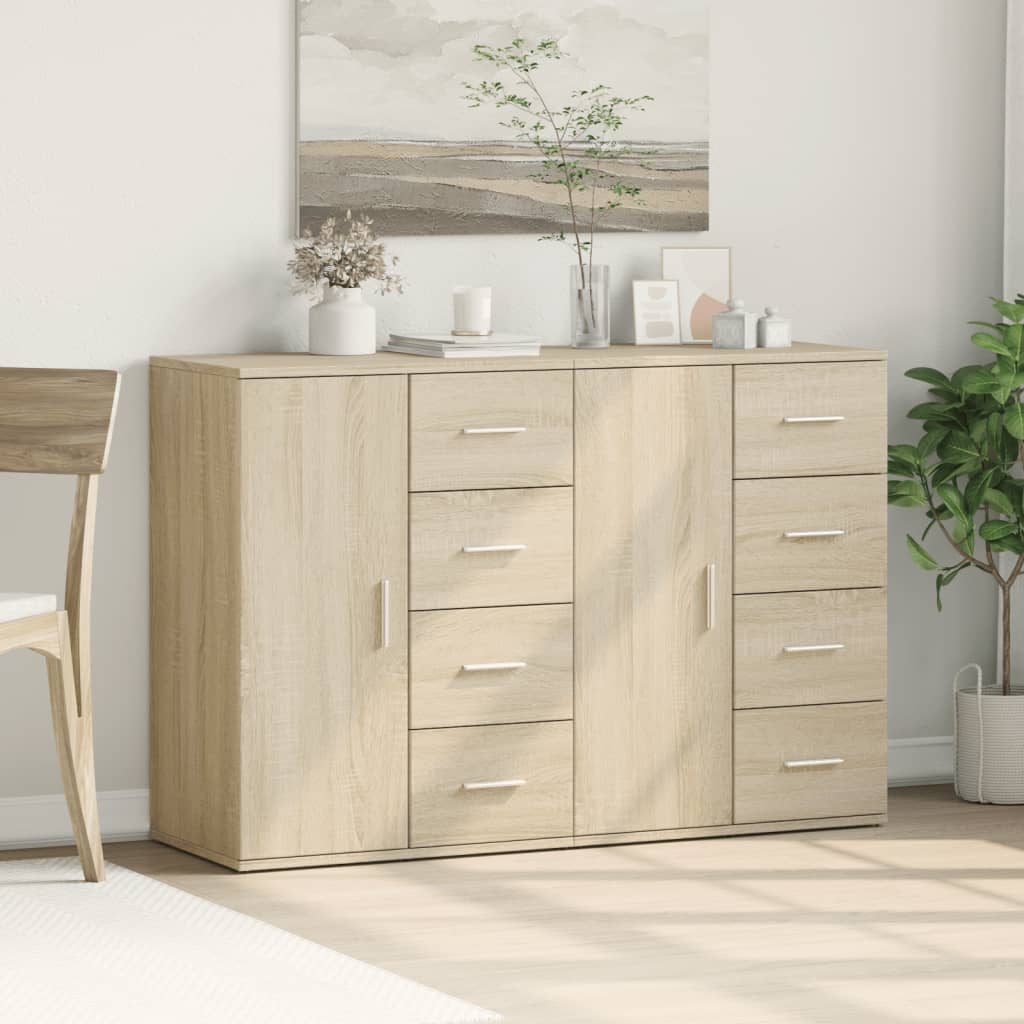 Image Buffets 2 pcs chêne sonoma 59x39x80 cm bois d'ingénierie | Xios Store SNC vidaXL Xios Store SNC