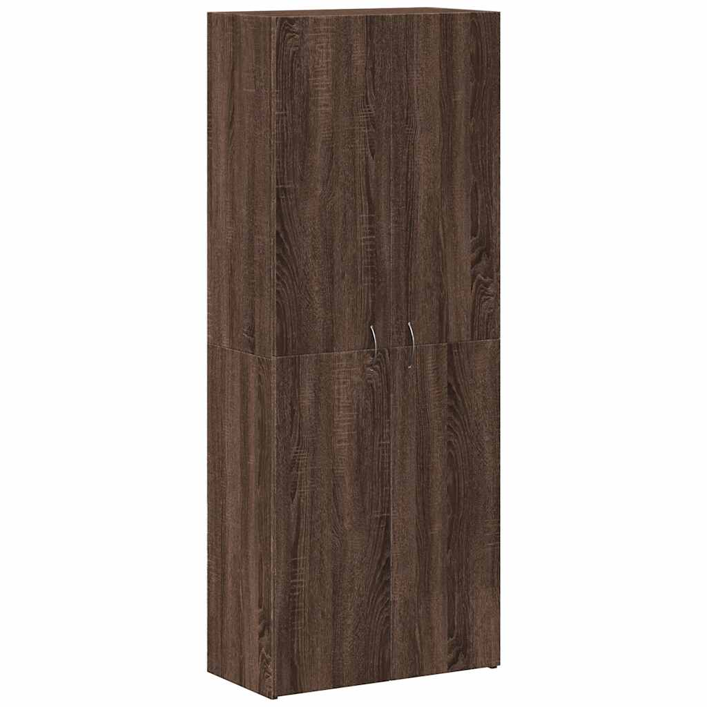 Armoire de classement chêne marron 60x32x153 cm bois ingénierie Classeur à tiroirs vidaXL