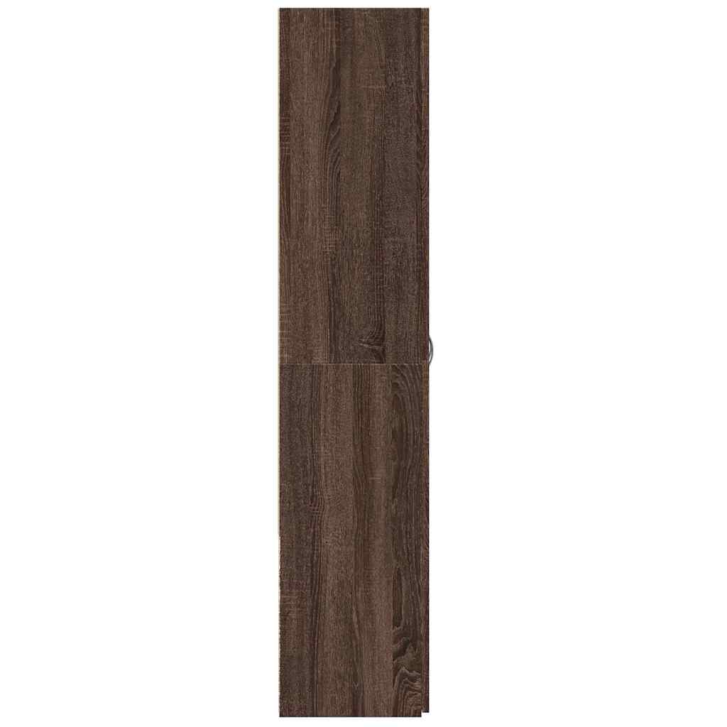 Armoire de classement chêne marron 60x32x153 cm bois ingénierie Classeur à tiroirs vidaXL