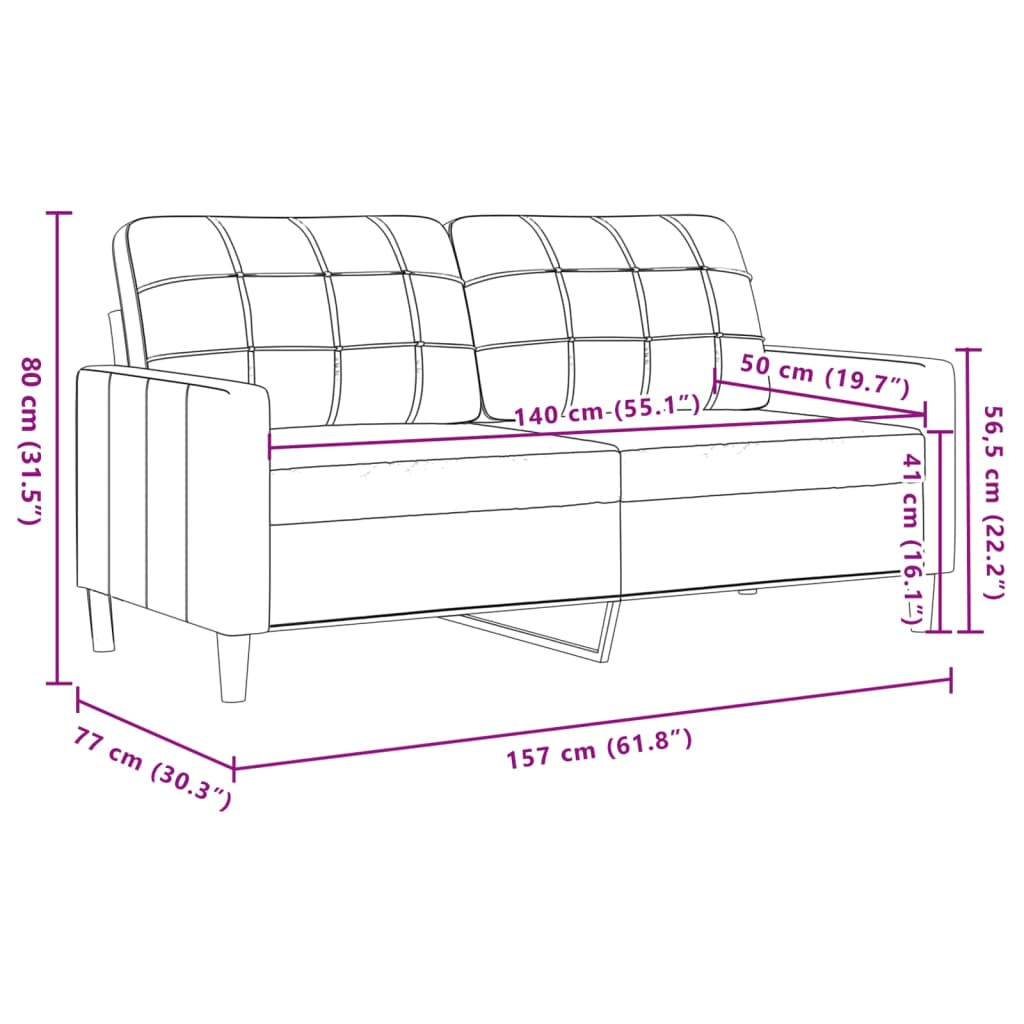 Ensemble de canapés 3 pcs gris foncé tissu Canapés vidaXL