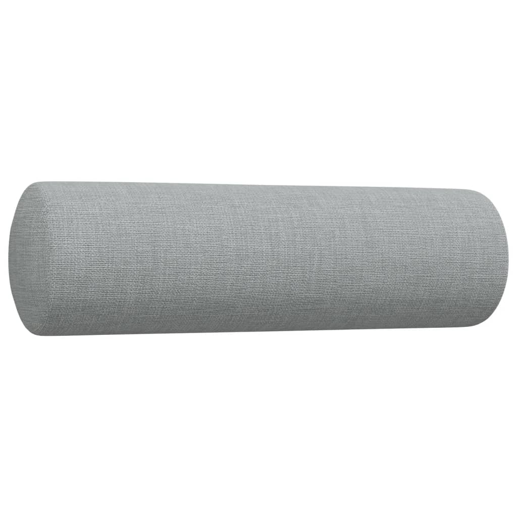 Ensemble de canapés 3 pcs coussins décoratifs gris clair tissu Canapés vidaXL   