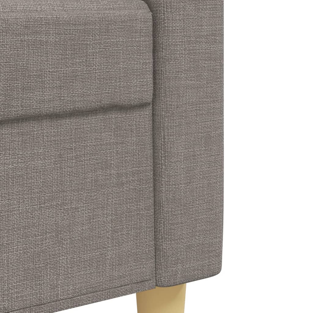 Ensemble de canapés 2 pcs taupe tissu Canapés vidaXL   