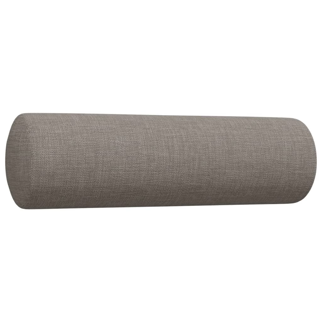 Ensemble de canapés 2 pcs avec coussins décoratifs taupe tissu Canapés vidaXL   