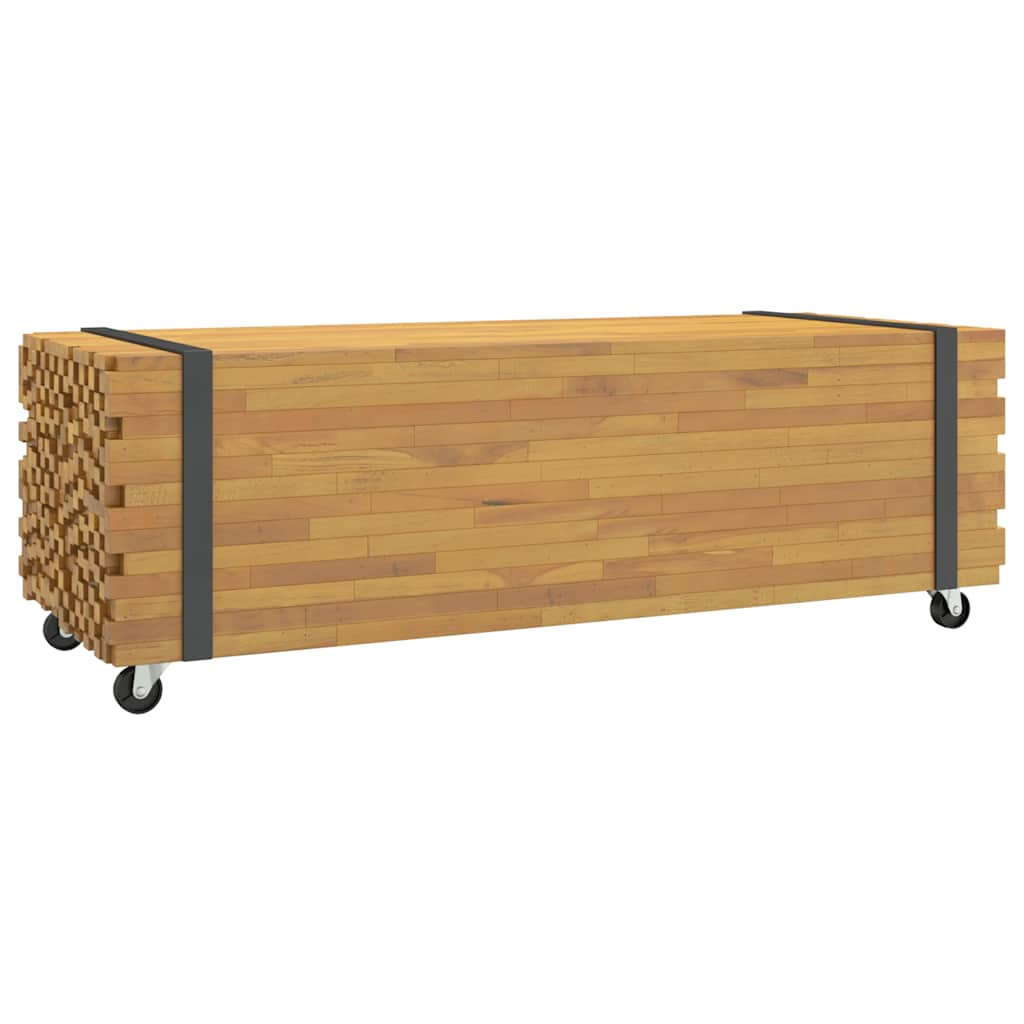 Table basse 110x45x35 cm bois massif de teck Tables basses vidaXL   