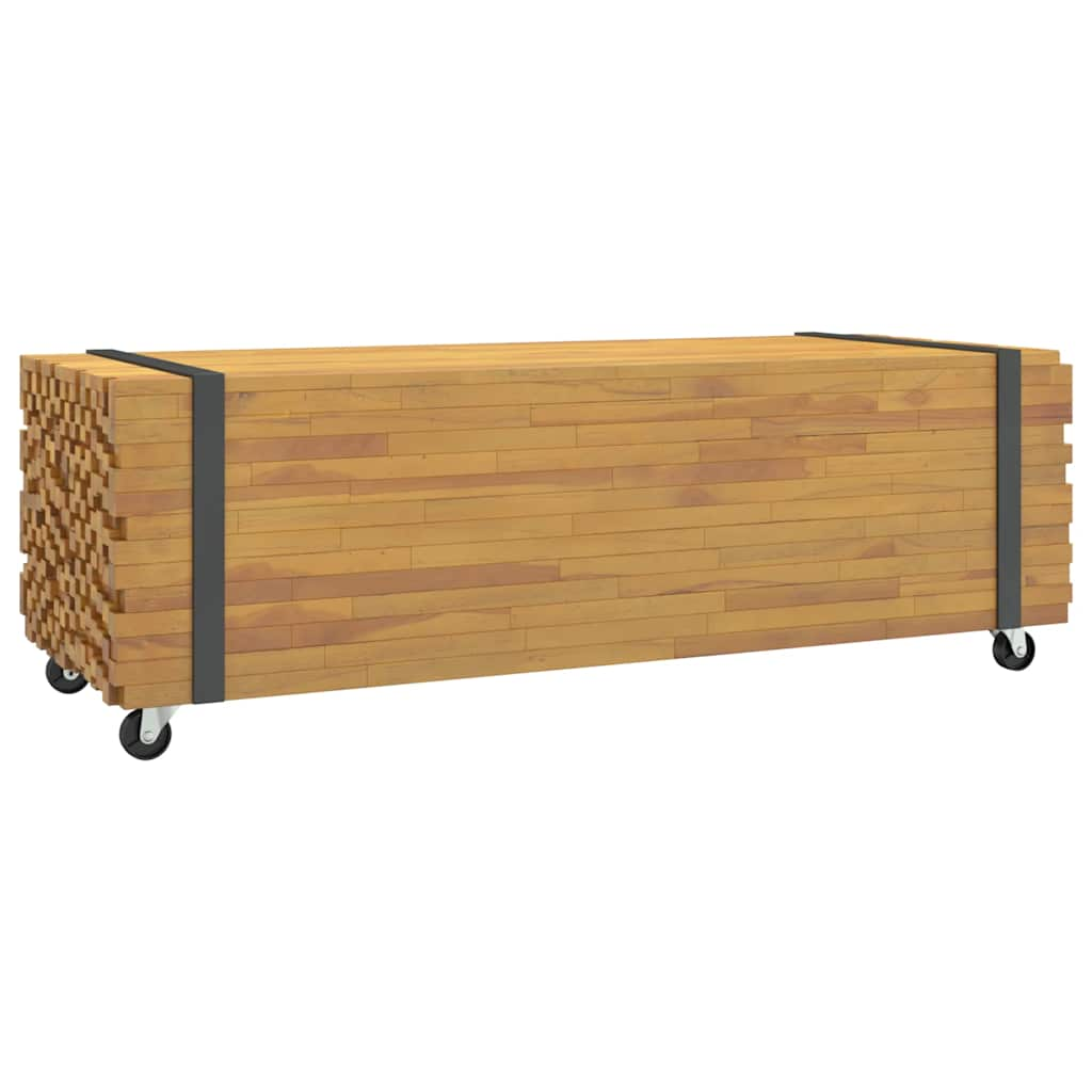 Table basse 110x45x35 cm bois massif de teck Tables basses vidaXL   