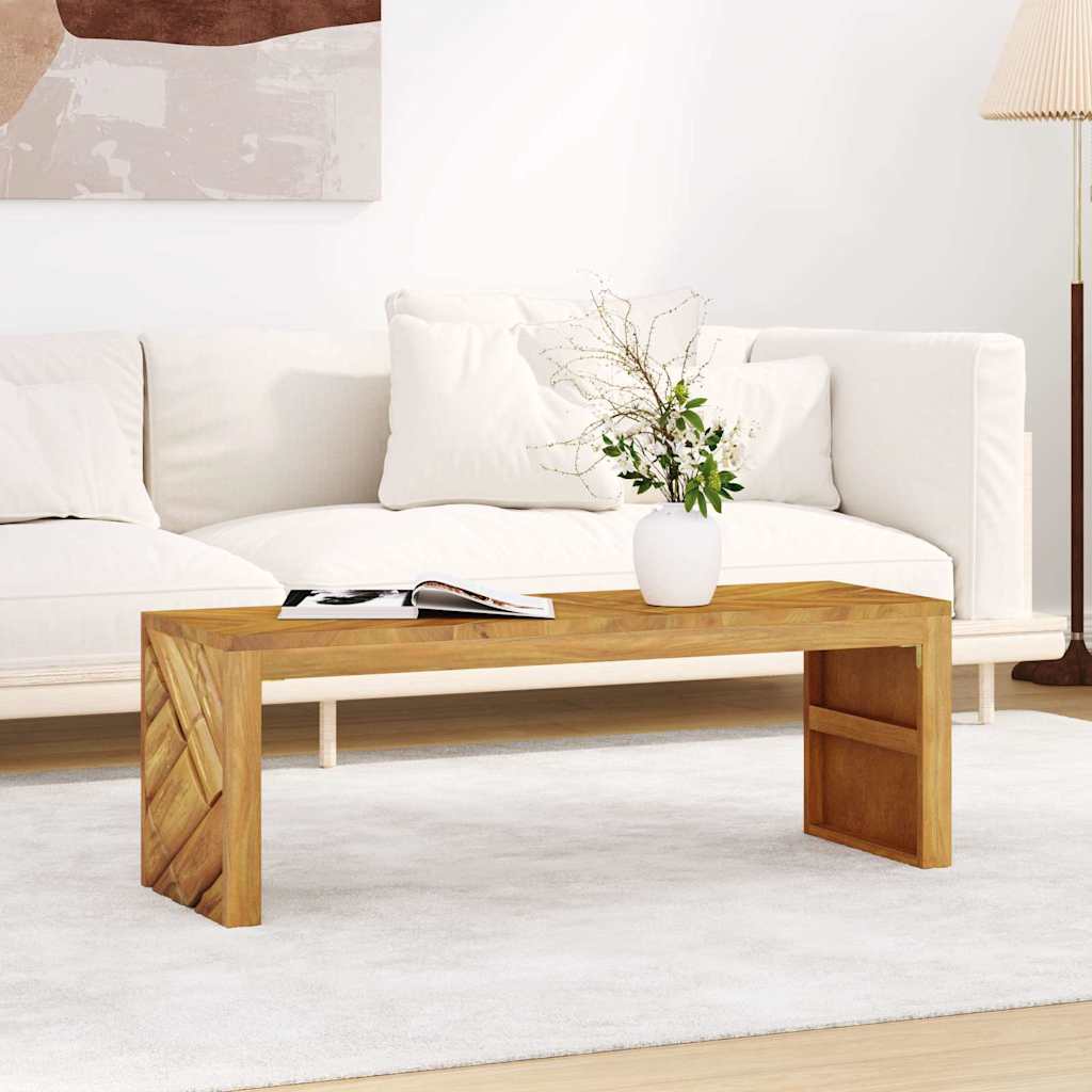 Table basse 110x35x38 cm bois massif de teck Tables basses vidaXL   