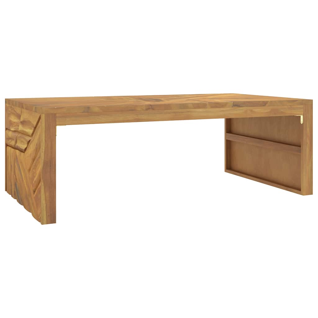 Table basse 110x60x38 cm bois de teck solide Tables basses vidaXL   