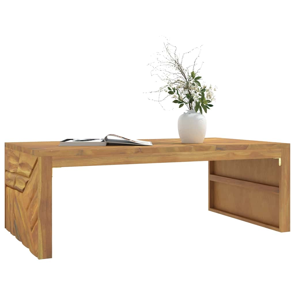 Table basse 110x60x38 cm bois de teck solide Tables basses vidaXL   