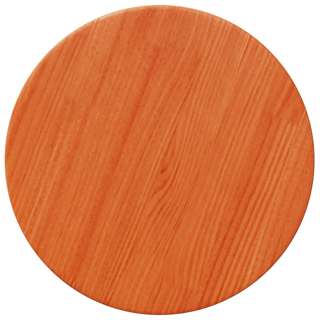 Dessus de table rond cire marron Ø30x2,5 cm bois de pin massif Plateaux de table vidaXL   