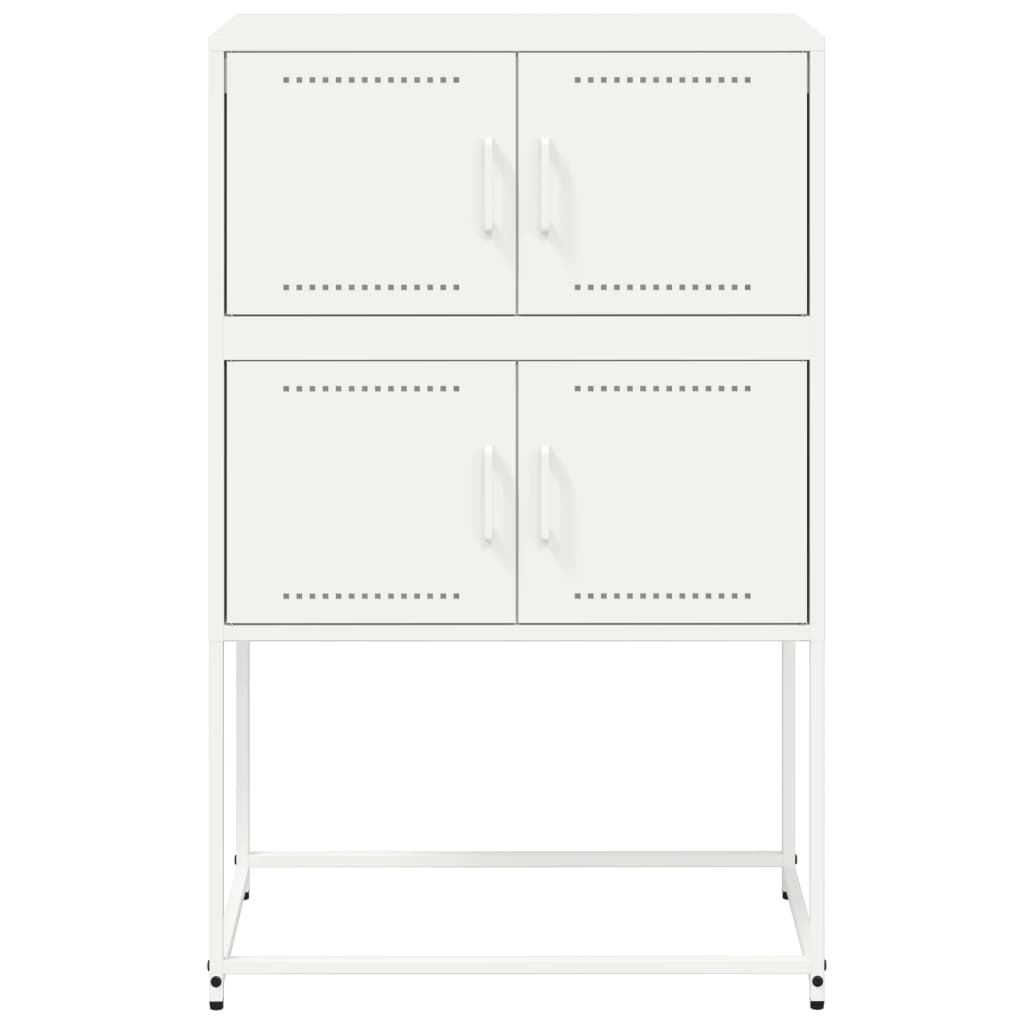 Image Buffet blanc 68,5x38,5x107 cm acier | Xios Store SNC vidaXL Xios Store SNC