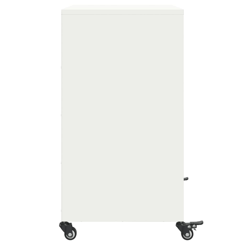 Image Buffet blanc 68,5x39x72 cm acier laminé à froid | Xios Store SNC vidaXL Xios Store SNC