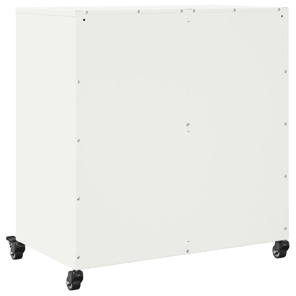 Image Buffet blanc 68,5x39x72 cm acier laminé à froid | Xios Store SNC vidaXL Xios Store SNC