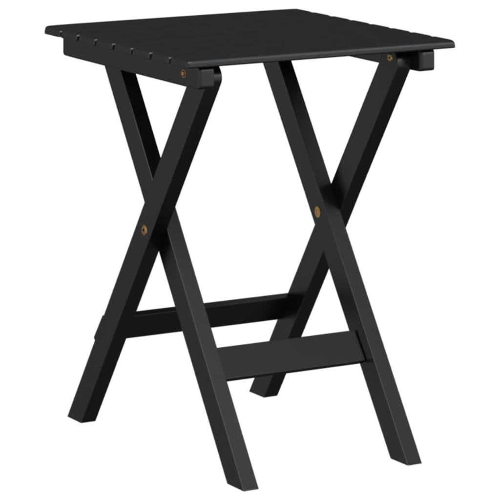 Image Chaises à bascule lot de 2 table pliable noir massif peuplier | Xios Store SNC vidaXL Xios Store SNC