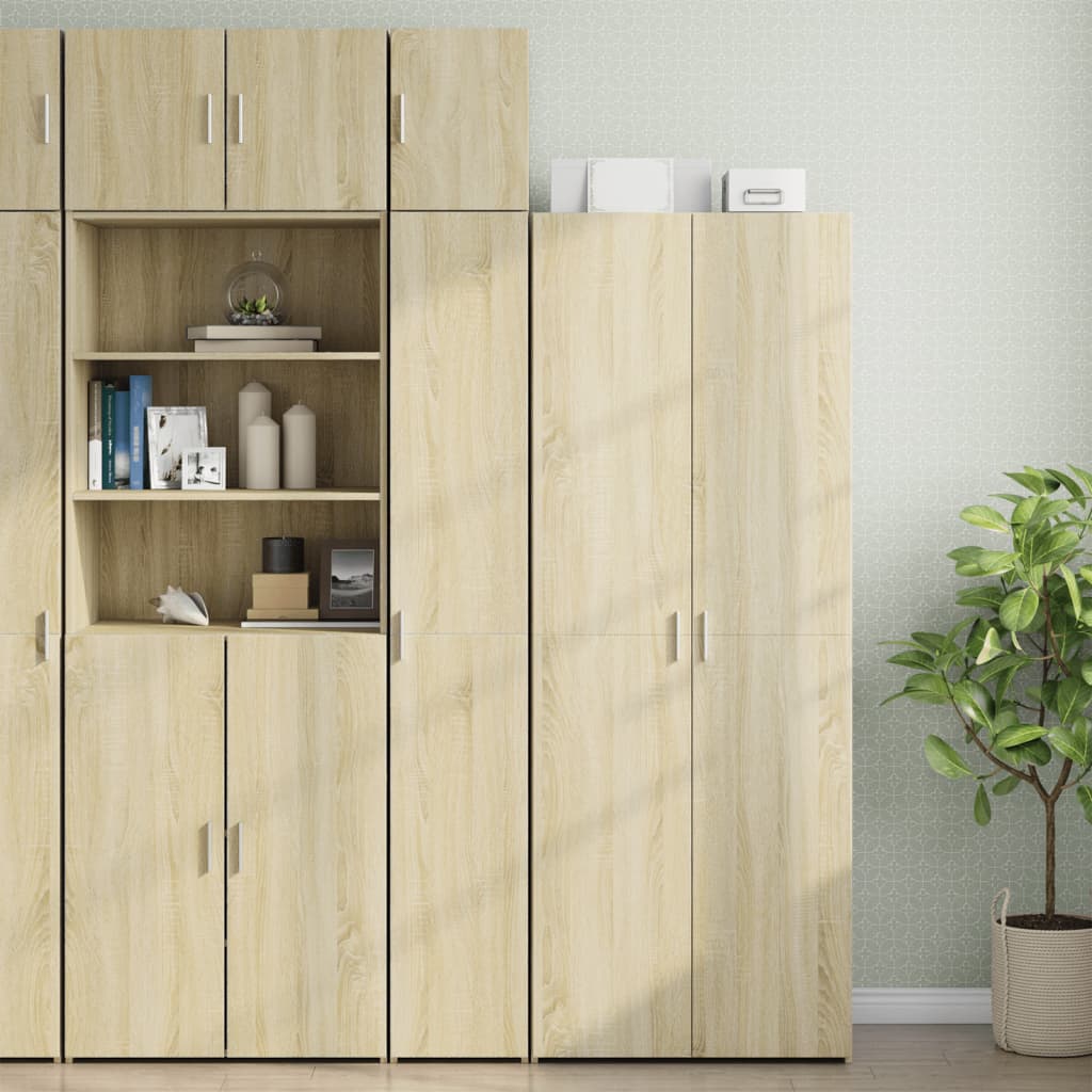 Armoire murale chêne sonoma 30x42,5x40 cm bois d'ingénierie, Xios Store SNC