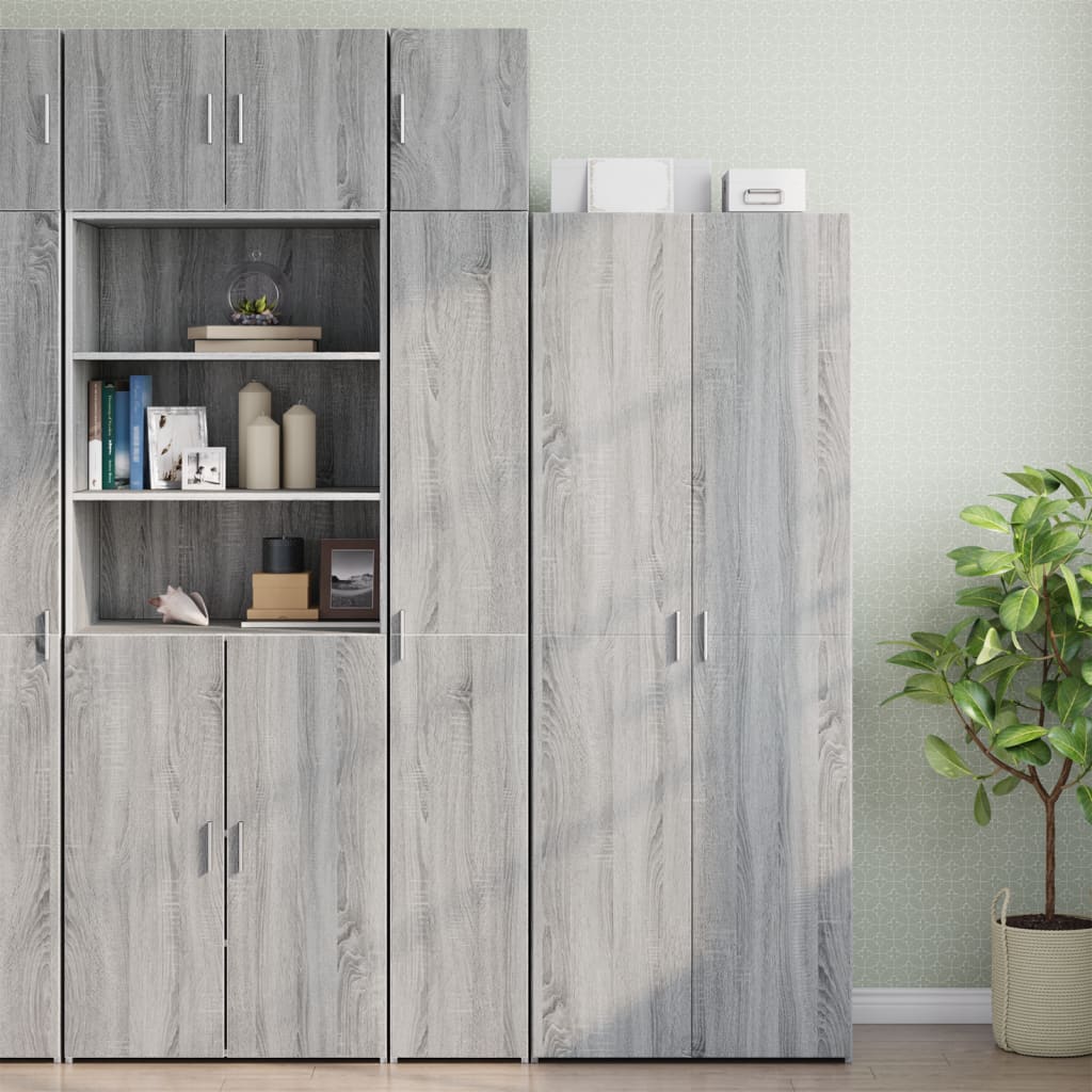 Image Armoire murale sonoma gris 30x42,5x40 cm bois d'ingénierie | Xios Store SNC vidaXL Xios Store SNC