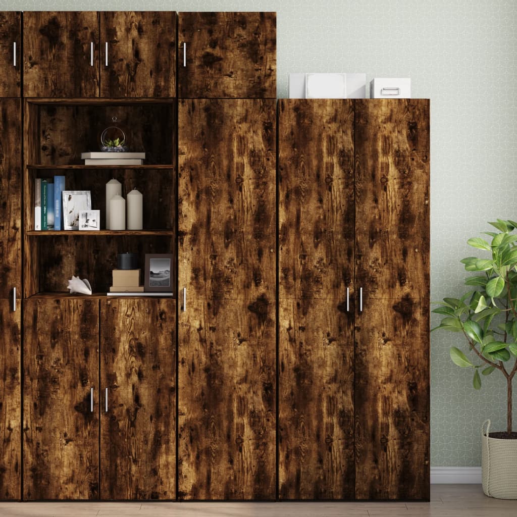 Image Armoire murale chêne fumé 45x42,5x40 cm bois d'ingénierie | Xios Store SNC vidaXL Xios Store SNC