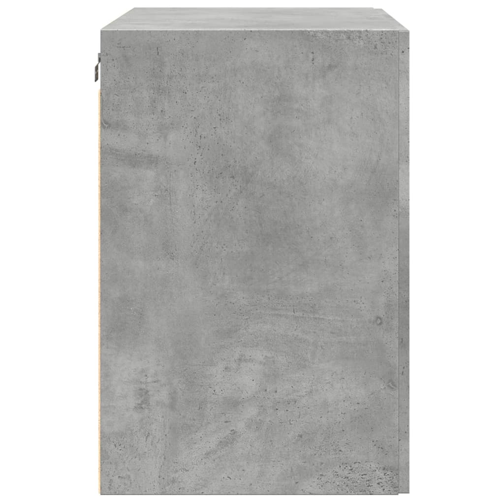 Image Armoire murale gris béton 80x42,5x64 cm bois d'ingénierie | Xios Store SNC vidaXL Xios Store SNC