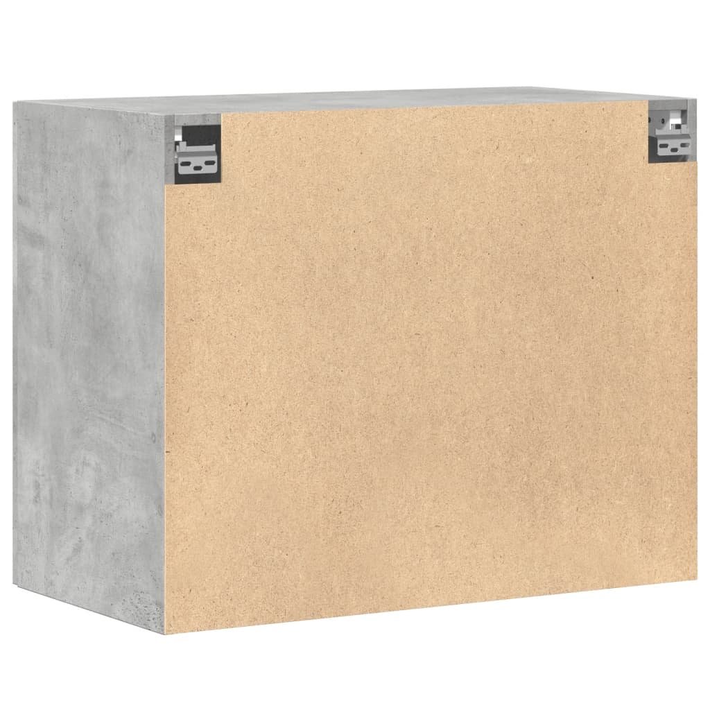 Image Armoire murale gris béton 80x42,5x64 cm bois d'ingénierie | Xios Store SNC vidaXL Xios Store SNC