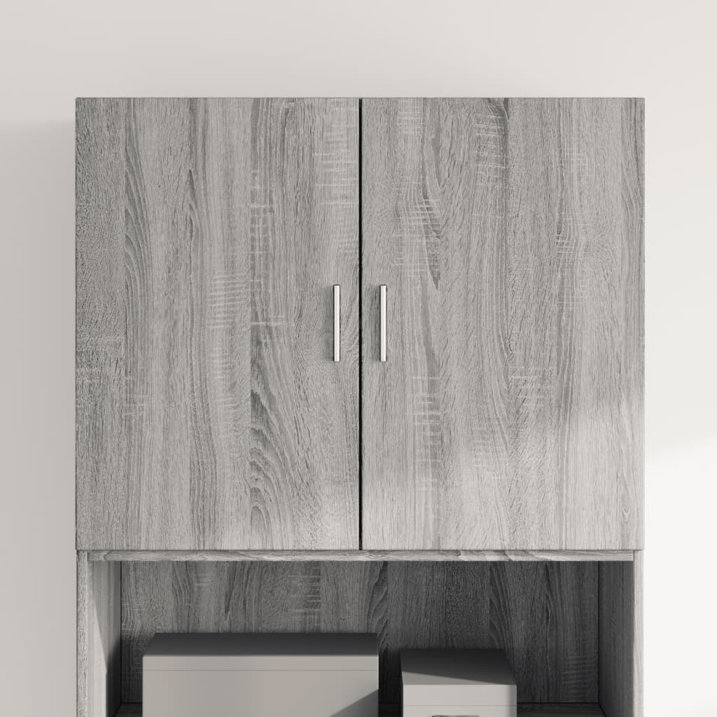 Image Armoire murale sonoma gris 80x42,5x64 cm bois d'ingénierie | Xios Store SNC vidaXL Xios Store SNC