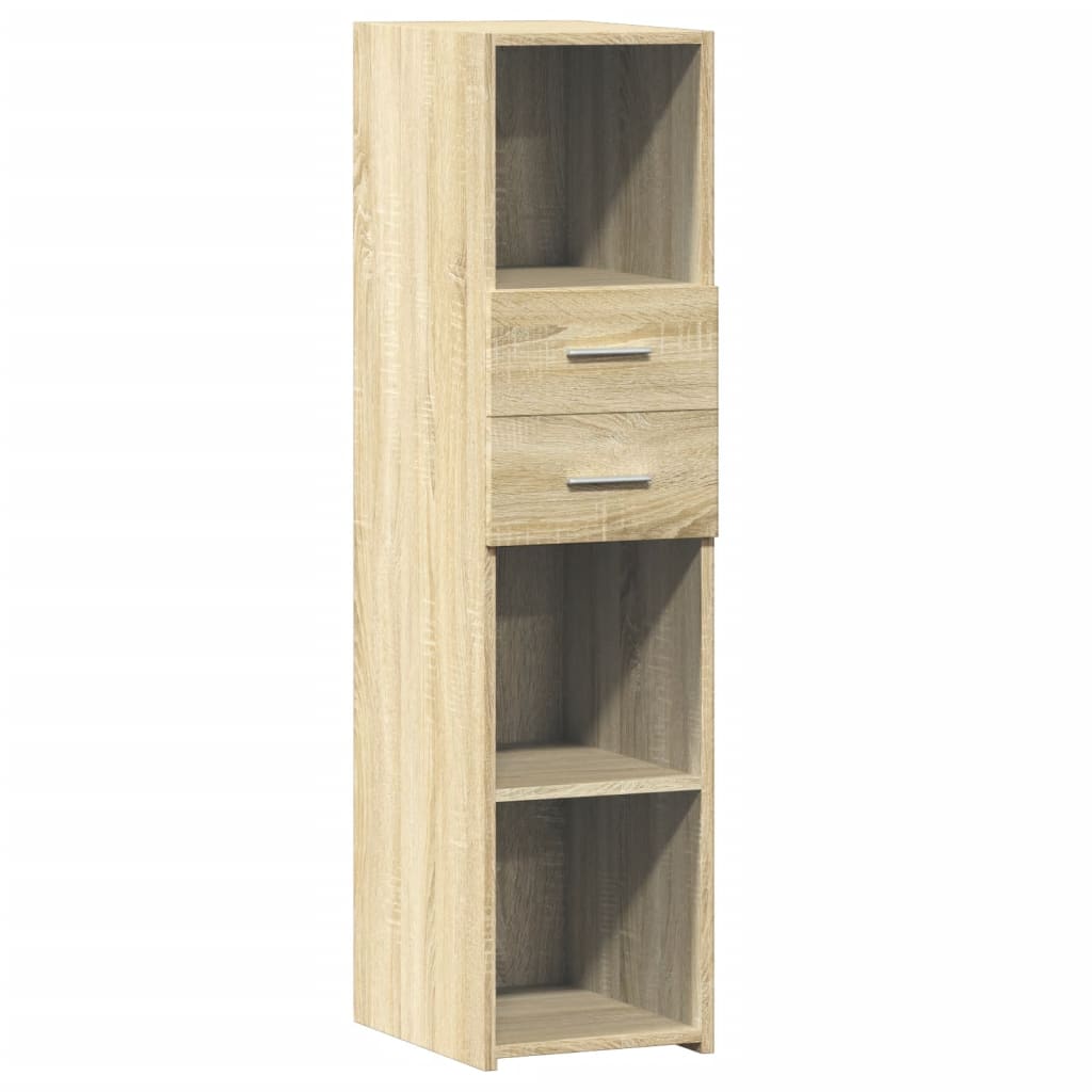 Image Buffet haut chêne sonoma 30x42,5x124 cm bois d'ingénierie | Xios Store SNC vidaXL Xios Store SNC