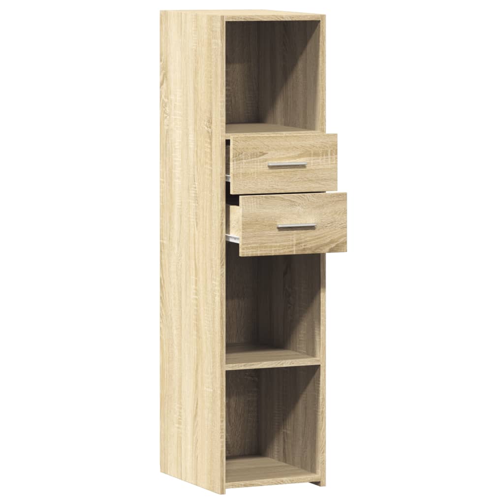 Image Buffet haut chêne sonoma 30x42,5x124 cm bois d'ingénierie | Xios Store SNC vidaXL Xios Store SNC