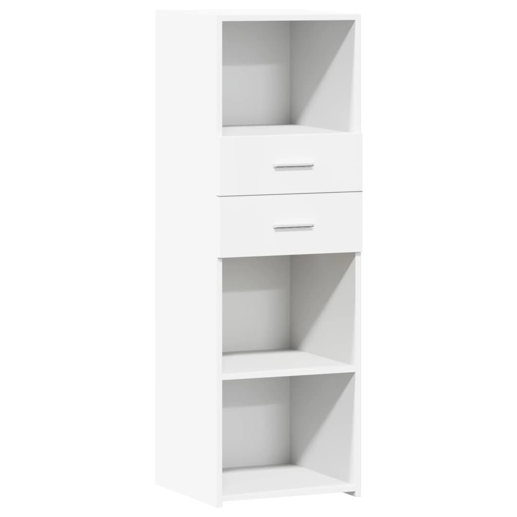 Image Buffet haut blanc 40x42,5x124 cm bois d'ingénierie | Xios Store SNC vidaXL Xios Store SNC