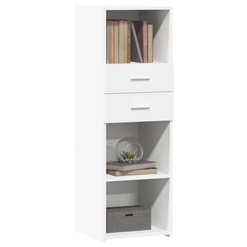 Image Buffet haut blanc 40x42,5x124 cm bois d'ingénierie | Xios Store SNC vidaXL Xios Store SNC