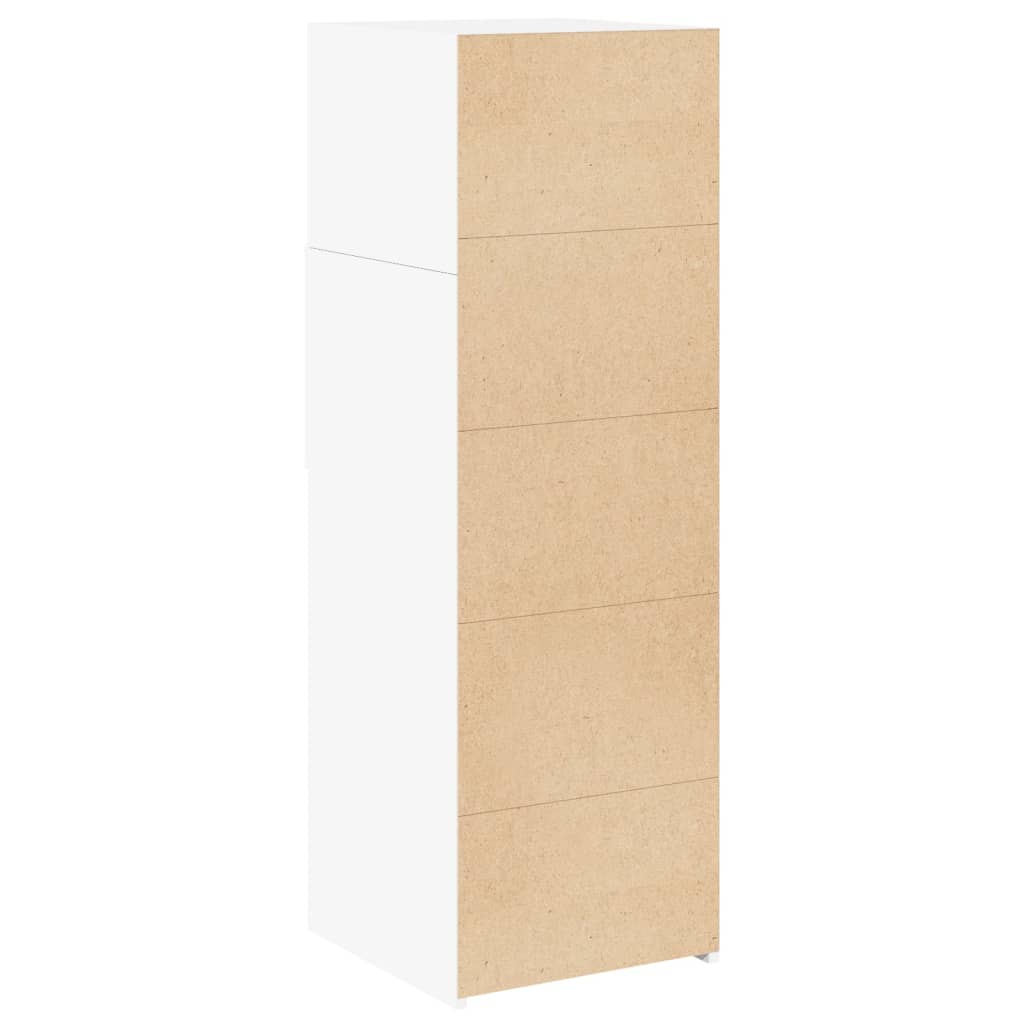 Image Buffet haut blanc 40x42,5x124 cm bois d'ingénierie | Xios Store SNC vidaXL Xios Store SNC