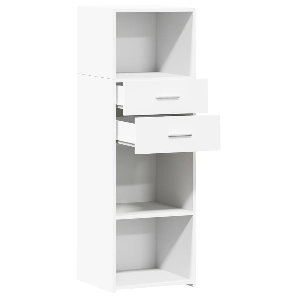 Image Buffet haut blanc 40x42,5x124 cm bois d'ingénierie | Xios Store SNC vidaXL Xios Store SNC