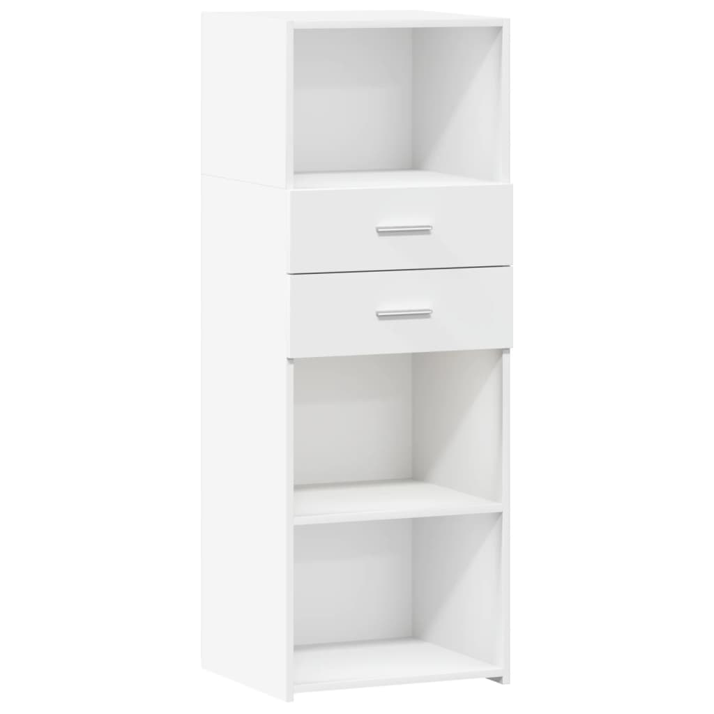 Image Buffet haut blanc 45x42,5x124 cm bois d'ingénierie | Xios Store SNC vidaXL Xios Store SNC