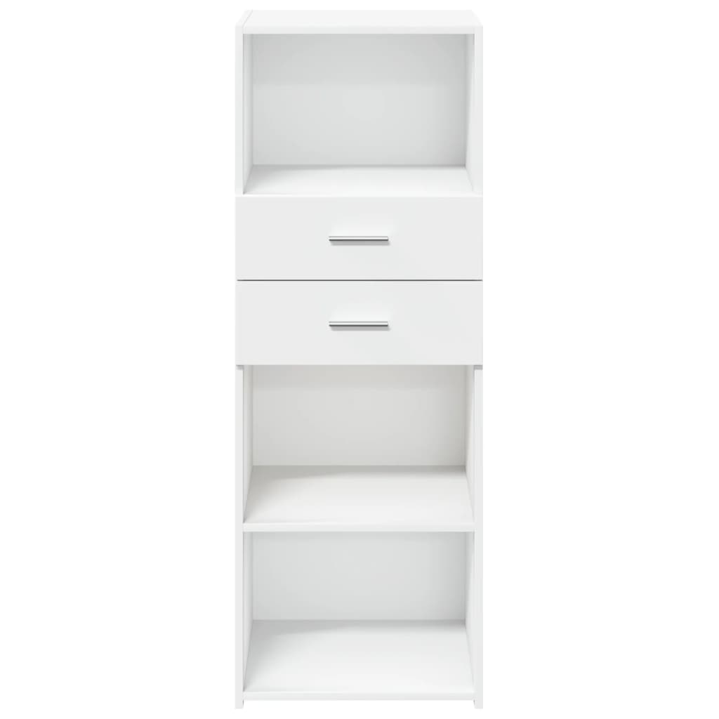 Image Buffet haut blanc 45x42,5x124 cm bois d'ingénierie | Xios Store SNC vidaXL Xios Store SNC