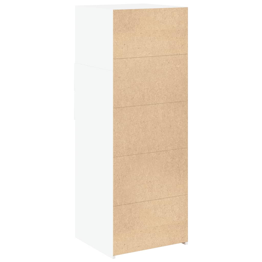 Image Buffet haut blanc 45x42,5x124 cm bois d'ingénierie | Xios Store SNC vidaXL Xios Store SNC