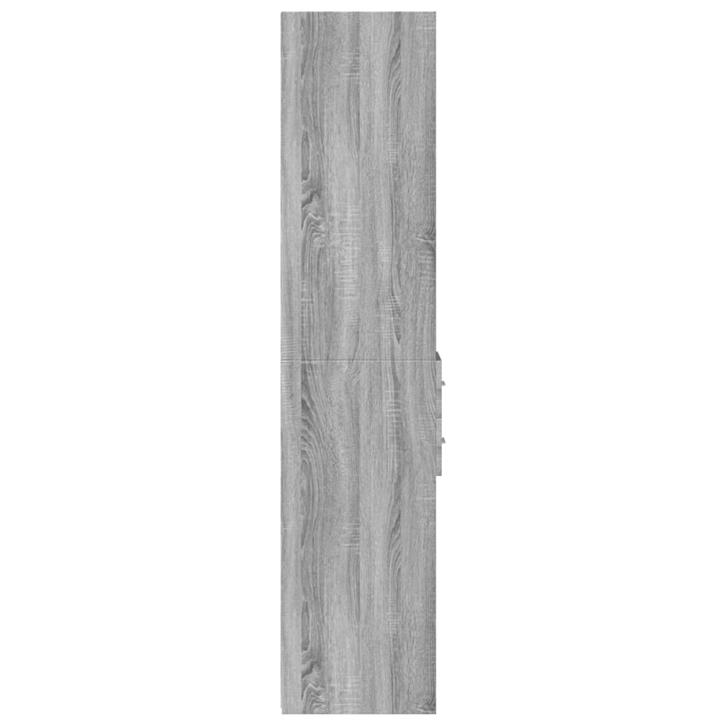 Image Buffet haut sonoma gris 30x42,5x185 cm bois d'ingénierie | Xios Store SNC vidaXL Xios Store SNC