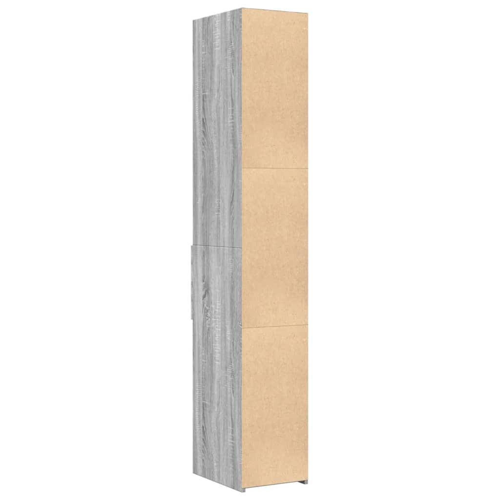 Image Buffet haut sonoma gris 30x42,5x185 cm bois d'ingénierie | Xios Store SNC vidaXL Xios Store SNC