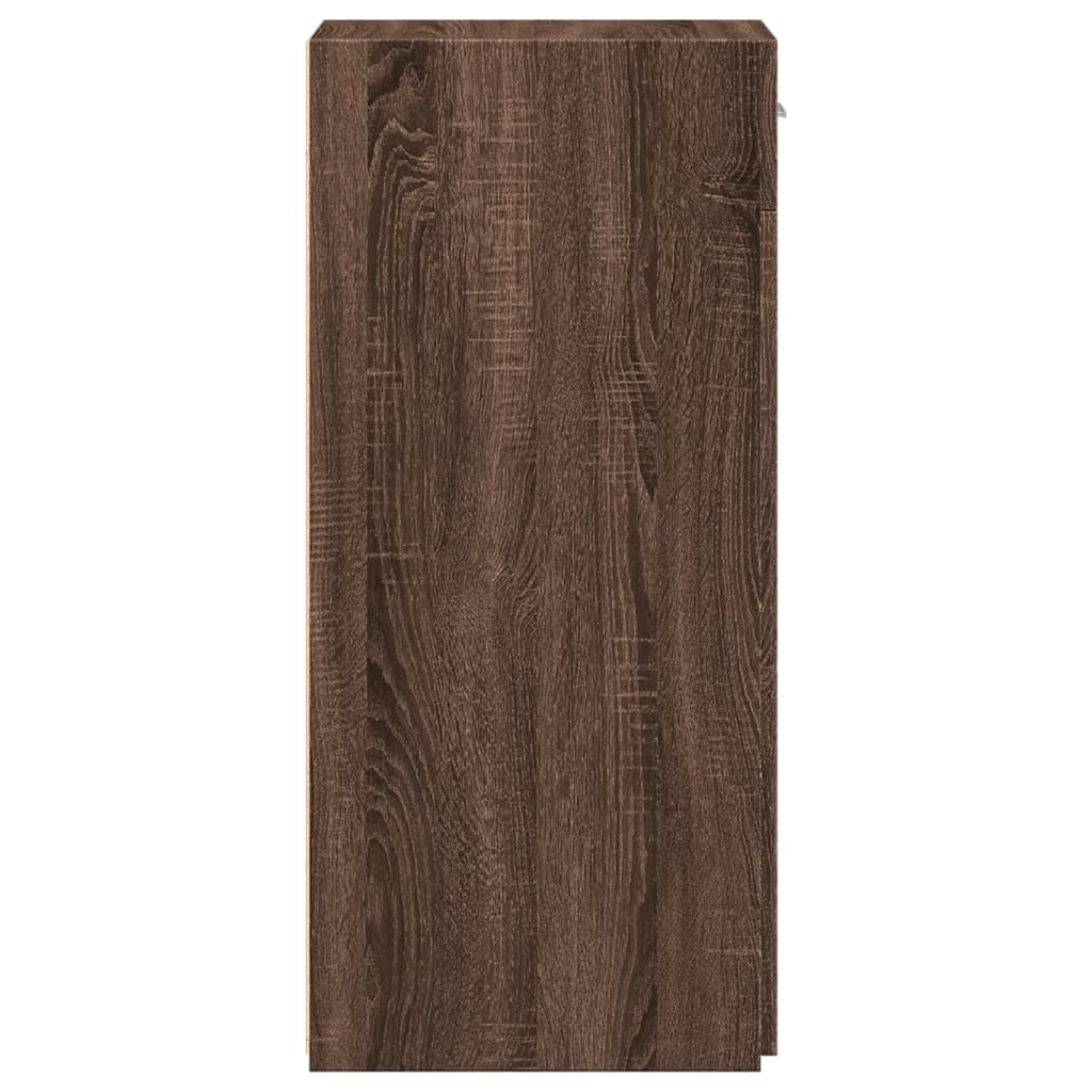 Image Buffet chêne marron 40x42,5x93 cm bois d'ingénierie | Xios Store SNC vidaXL Xios Store SNC