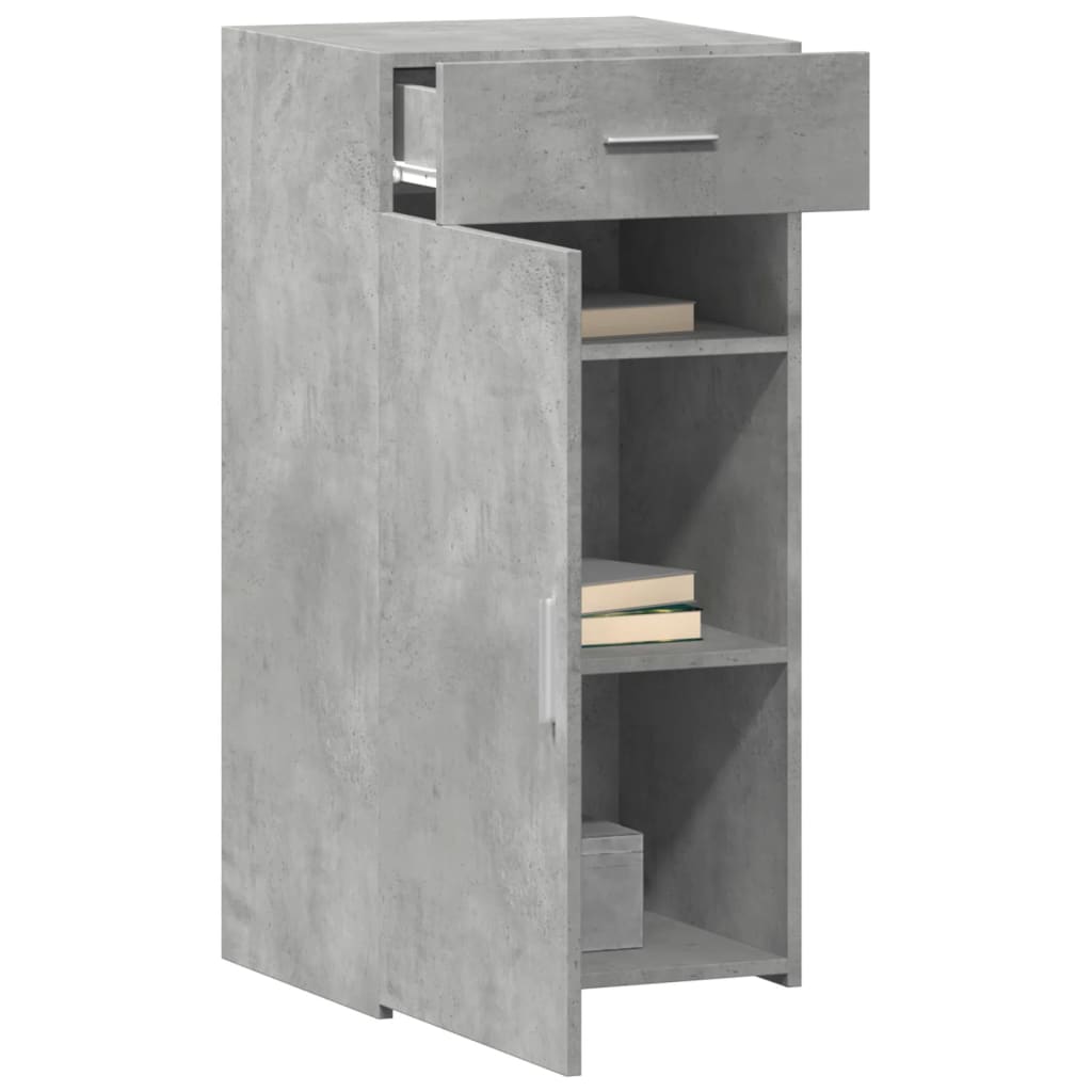 Image Buffet gris béton 45x42,5x93 cm bois d'ingénierie | Xios Store SNC vidaXL Xios Store SNC