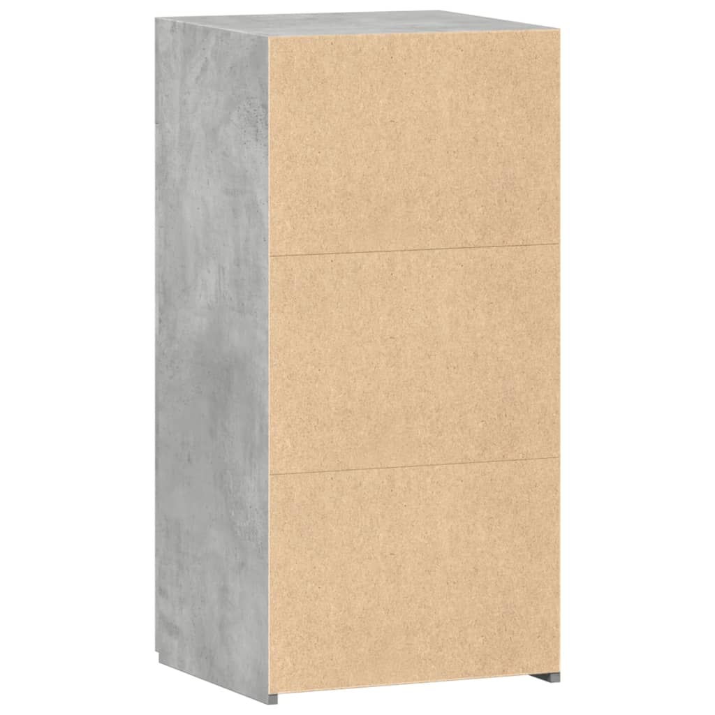 Image Buffet gris béton 45x42,5x93 cm bois d'ingénierie | Xios Store SNC vidaXL Xios Store SNC