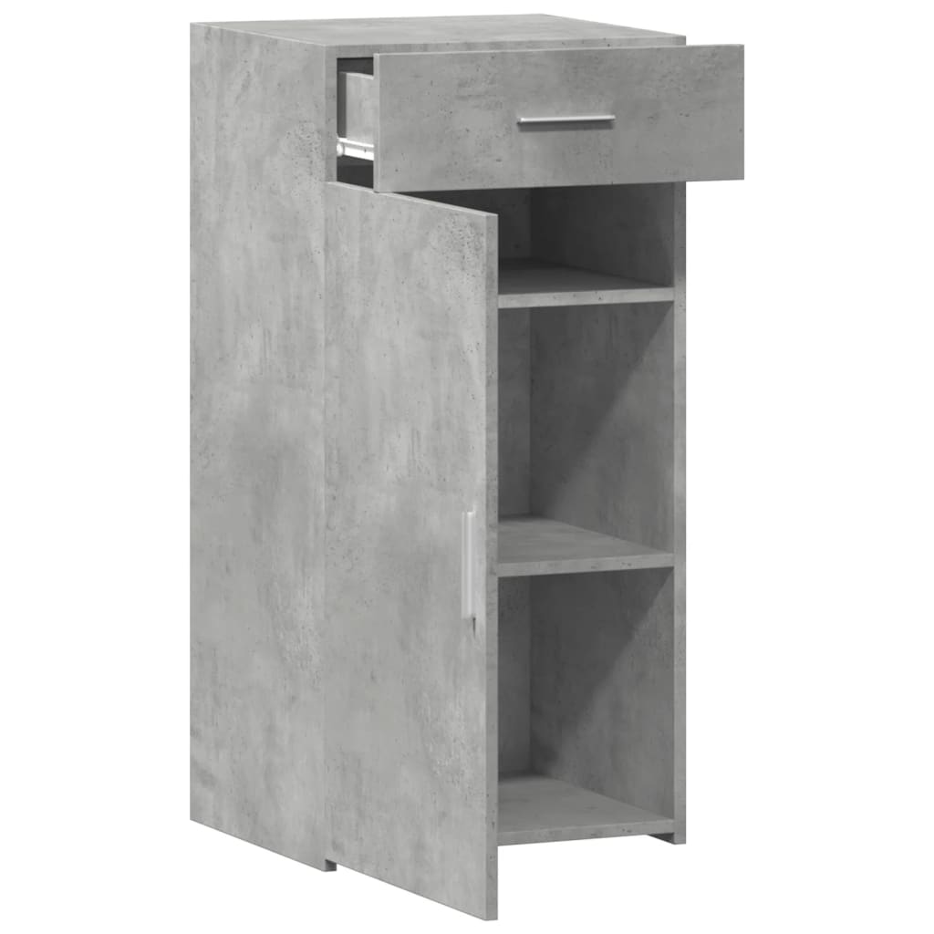 Image Buffet gris béton 45x42,5x93 cm bois d'ingénierie | Xios Store SNC vidaXL Xios Store SNC