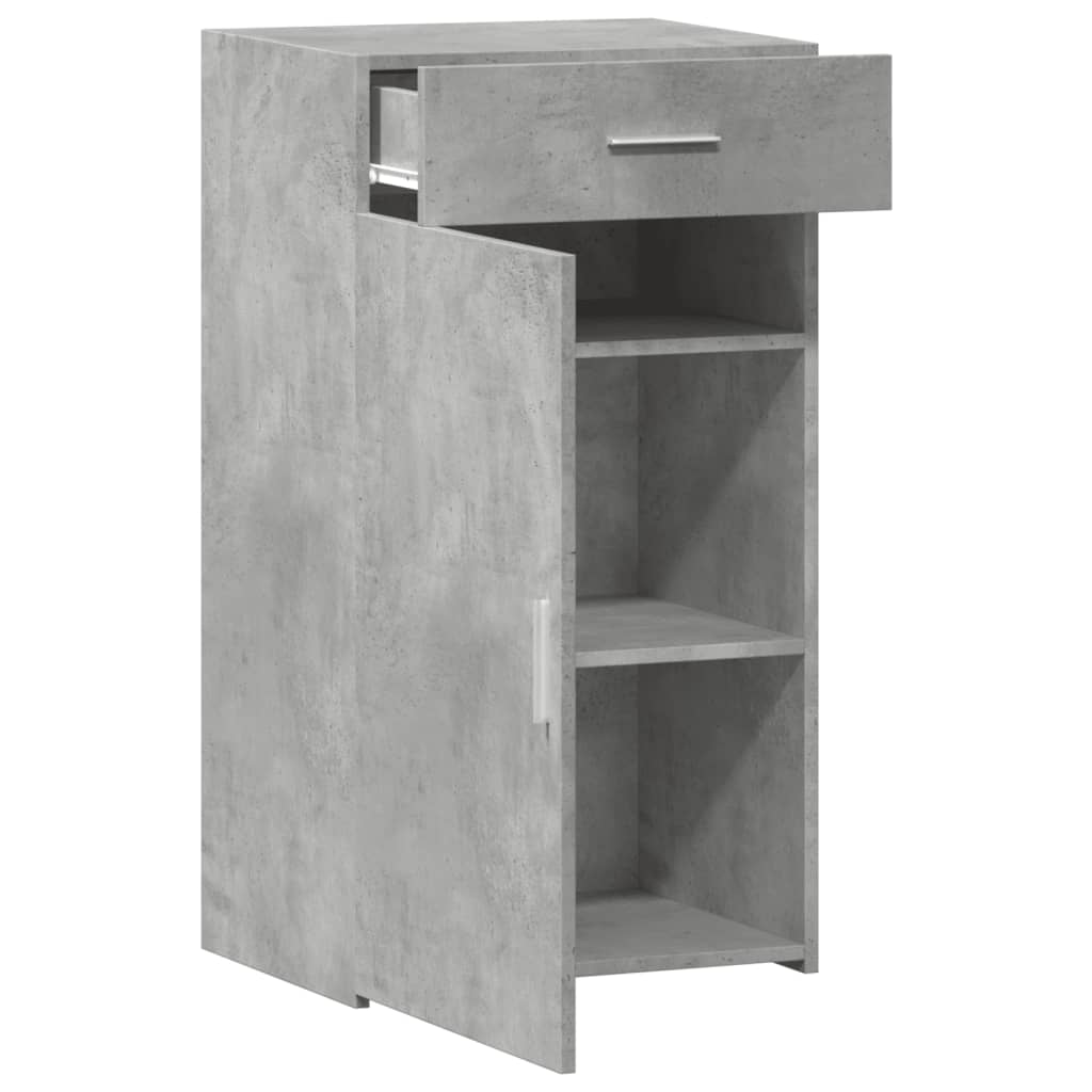 Image Buffet gris béton 50x42,5x93 cm bois d'ingénierie | Xios Store SNC vidaXL Xios Store SNC