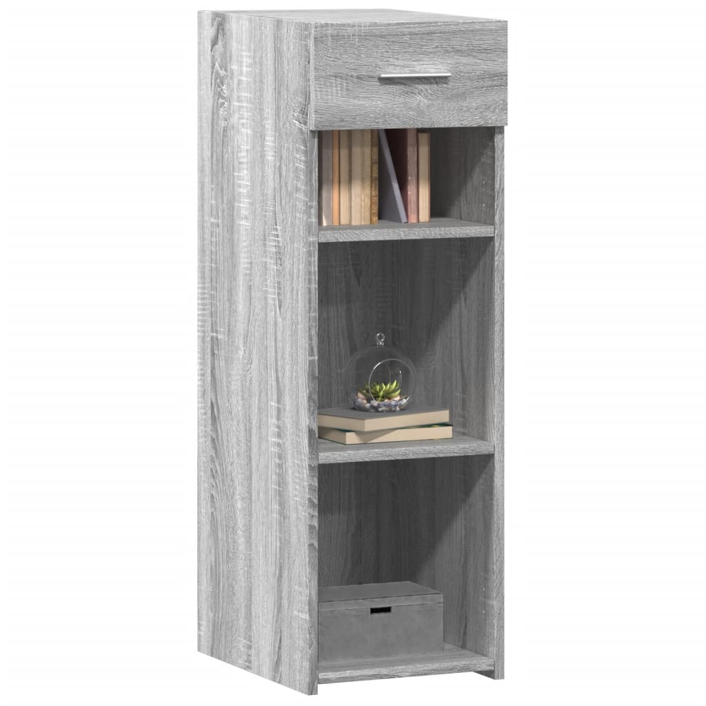 Image Buffet sonoma gris 30x42,5x93 cm bois d'ingénierie | Xios Store SNC vidaXL Xios Store SNC