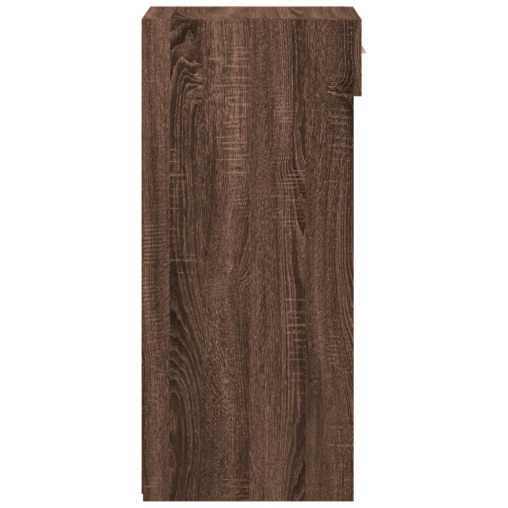 Image Buffet chêne marron 40x42,5x93 cm bois d'ingénierie | Xios Store SNC vidaXL Xios Store SNC