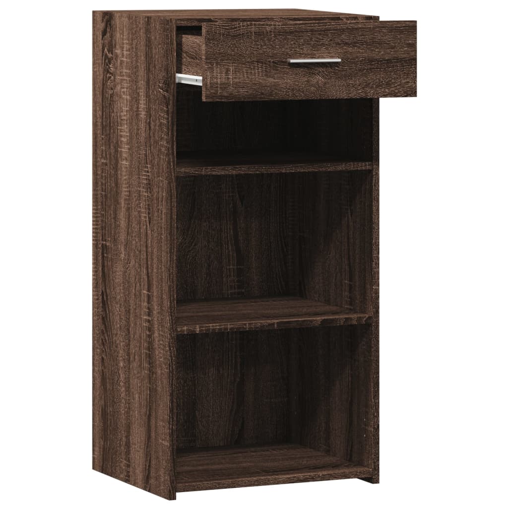 Image Buffet chêne marron 45x42,5x93 cm bois d'ingénierie | Xios Store SNC vidaXL Xios Store SNC