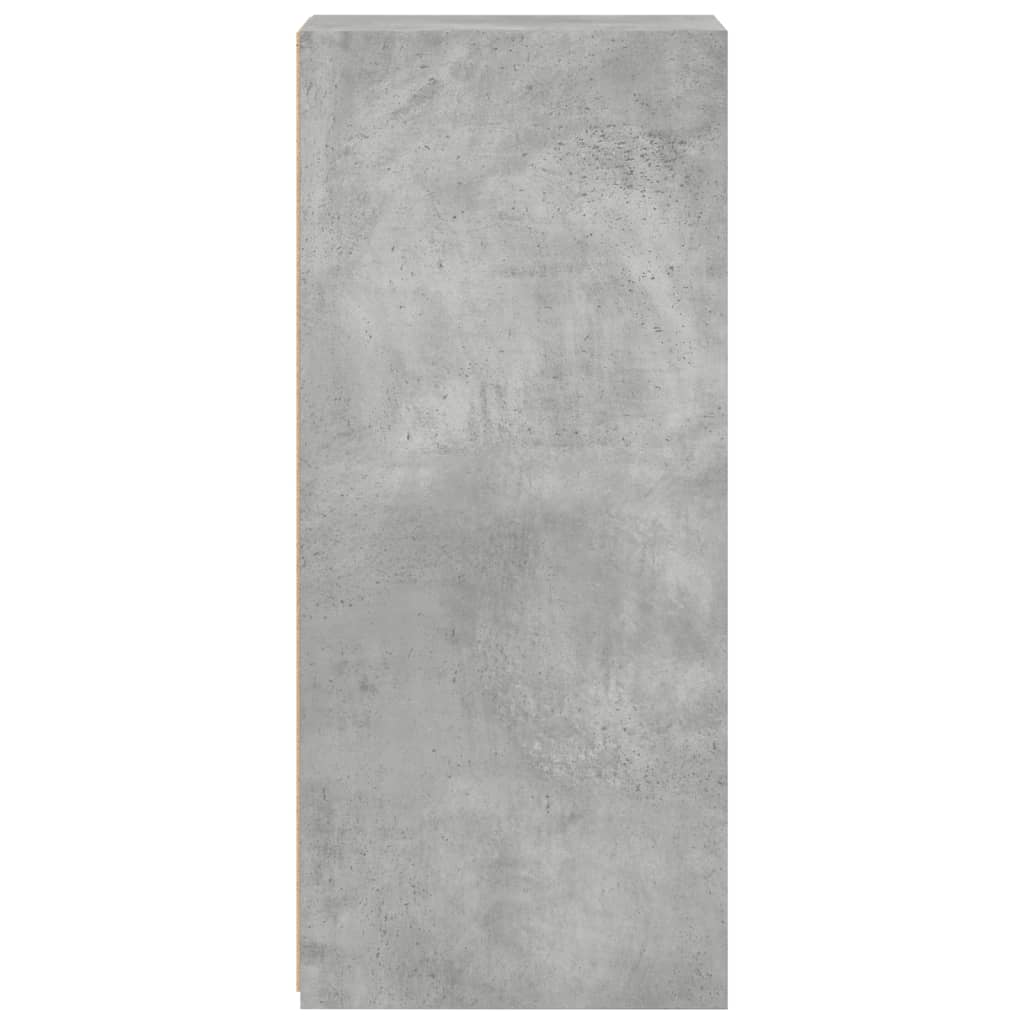 Image Buffet gris béton 30x41x93 cm bois d'ingénierie | Xios Store SNC vidaXL Xios Store SNC