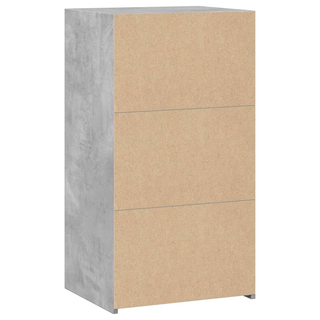 Image Buffet gris béton 50x41x93 cm bois d'ingénierie | Xios Store SNC vidaXL Xios Store SNC