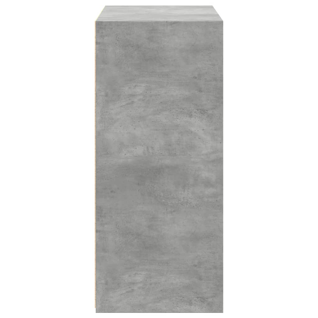 Image Buffet gris béton 70x41x93 cm bois d'ingénierie | Xios Store SNC vidaXL Xios Store SNC