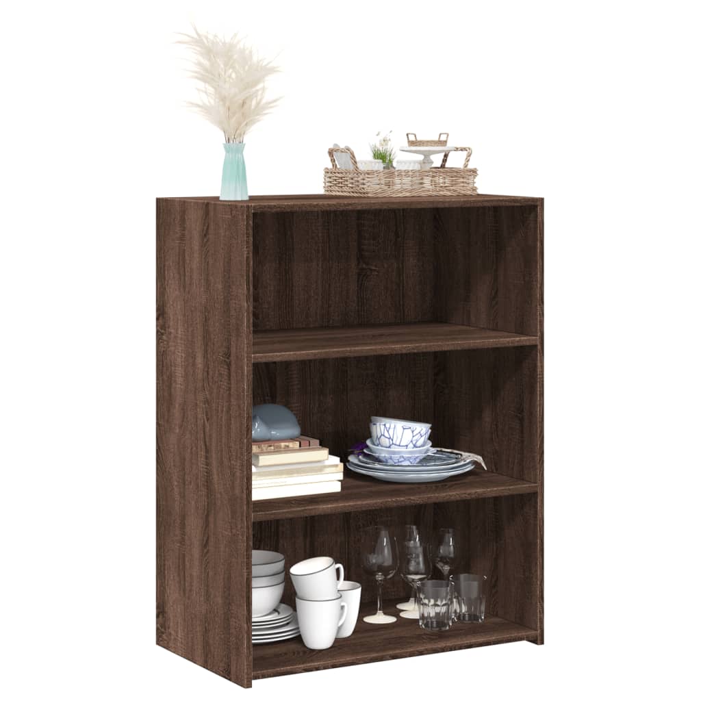 Image Buffet chêne marron 70x41x93 cm bois d'ingénierie | Xios Store SNC vidaXL Xios Store SNC