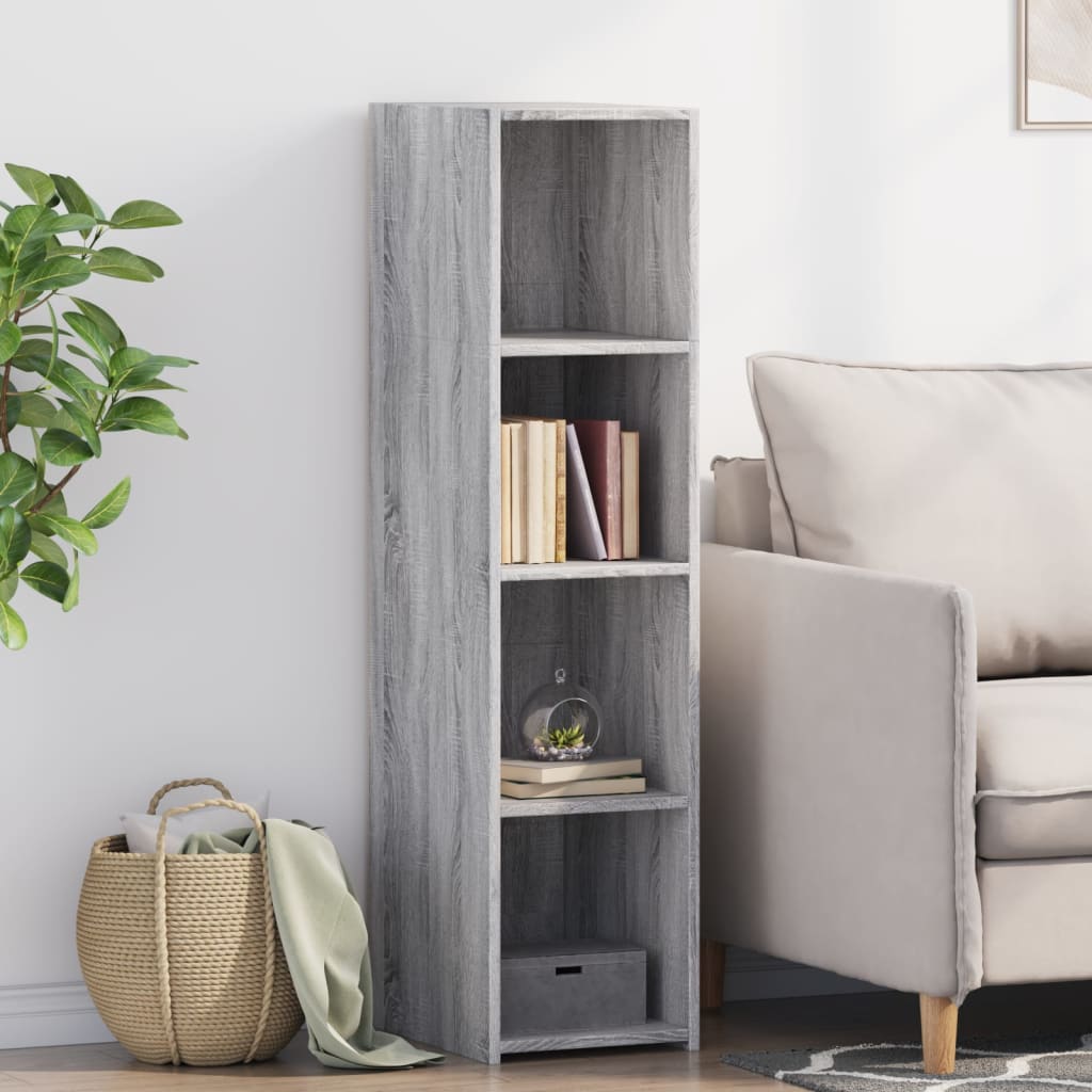 Buffet sonoma gris 30x41x124 cm bois d'ingénierie, Xios Store SNC