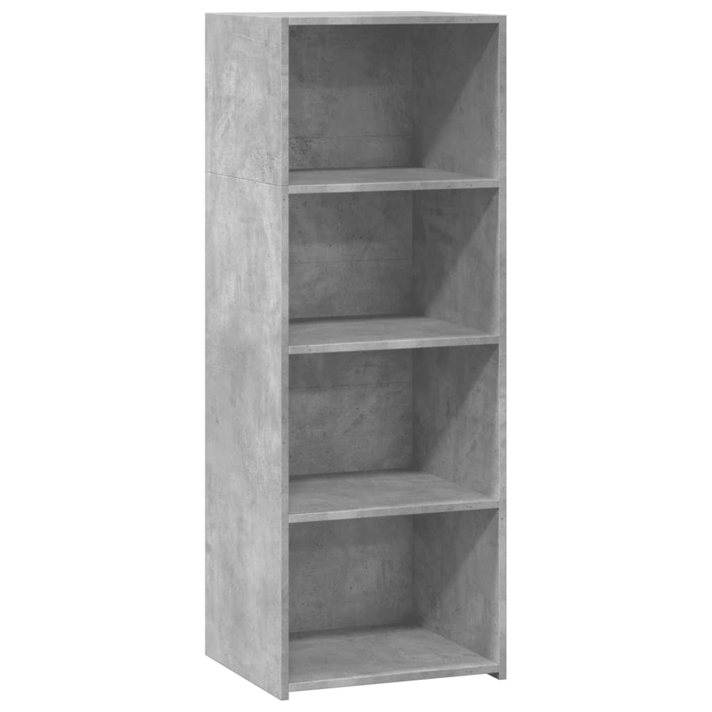 Image Buffet haut gris béton 45x41x124 cm bois d'ingénierie | Xios Store SNC vidaXL Xios Store SNC