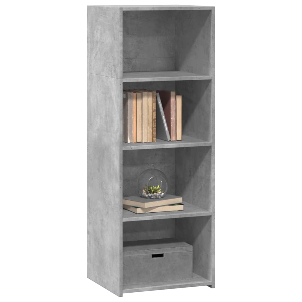 Image Buffet haut gris béton 45x41x124 cm bois d'ingénierie | Xios Store SNC vidaXL Xios Store SNC